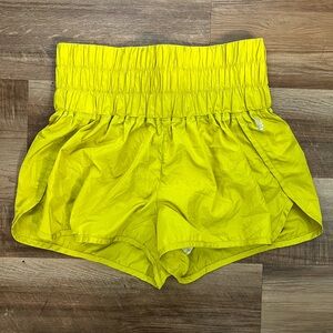 FREE PEOPLE FP Movement The Way Home Shorts Sparkling Citrus size Medium